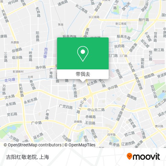 吉阳红敬老院地图