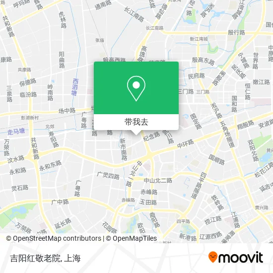 吉阳红敬老院地图