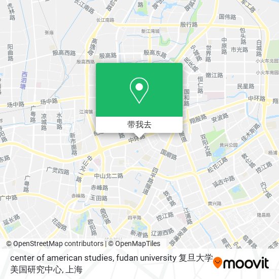 center of american studies, fudan university 复旦大学美国研究中心地图