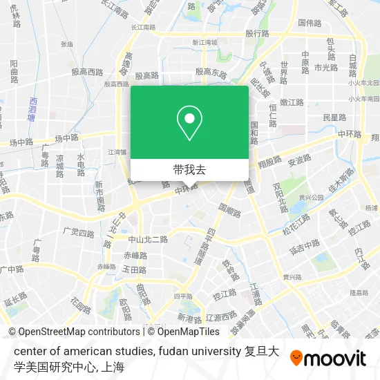 center of american studies, fudan university 复旦大学美国研究中心地图