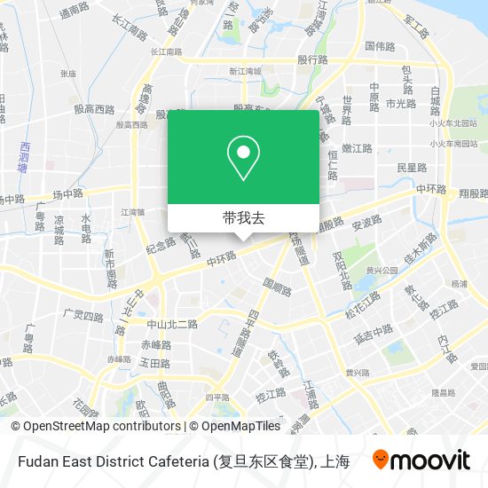 Fudan East District Cafeteria (复旦东区食堂)地图