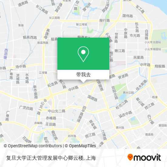 复旦大学正大管理发展中心卿云楼地图