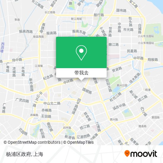杨浦区政府地图