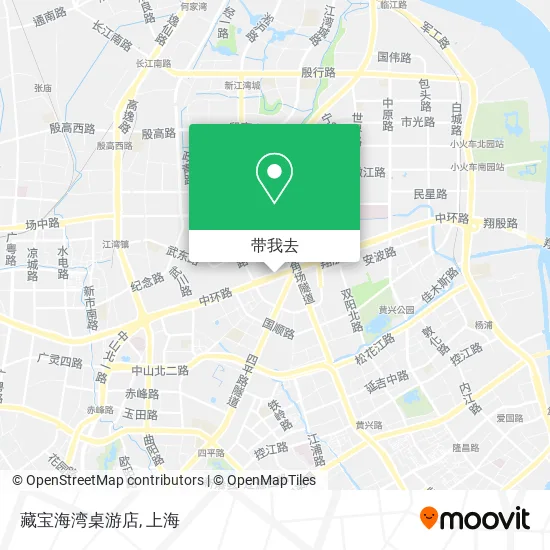 藏宝海湾桌游店地图