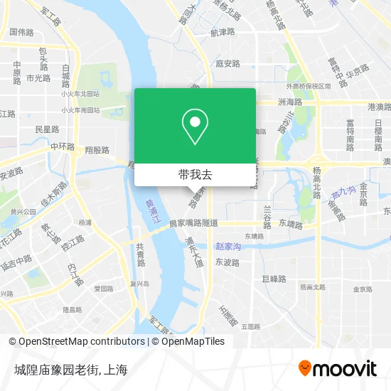 城隍庙豫园老街地图