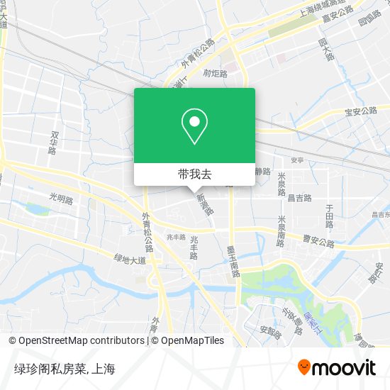 绿珍阁私房菜地图