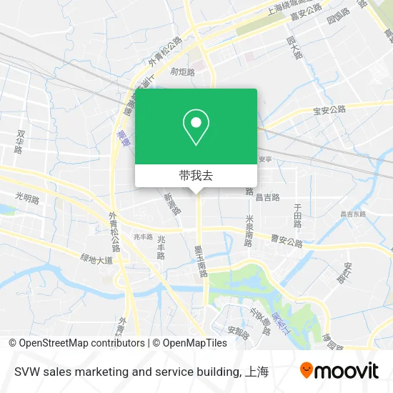 SVW sales marketing and service building地图