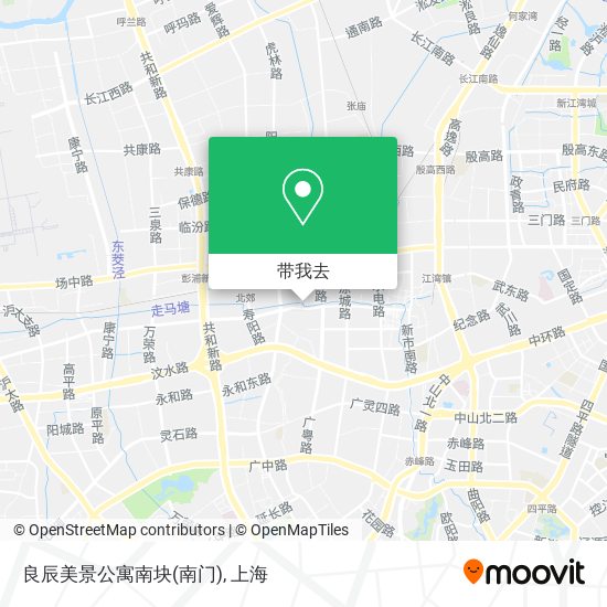 良辰美景公寓南块(南门)地图