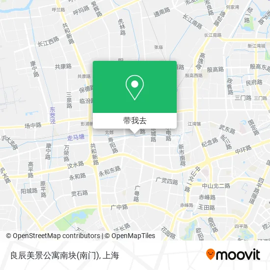 良辰美景公寓南块(南门)地图