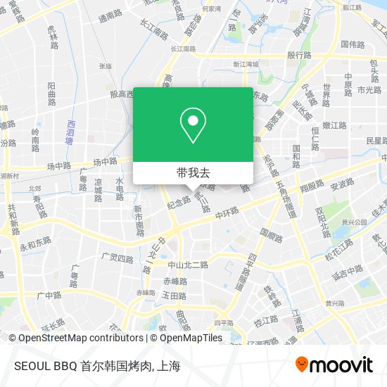 SEOUL BBQ 首尔韩国烤肉地图
