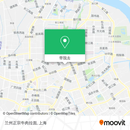 兰州正宗牛肉拉面地图