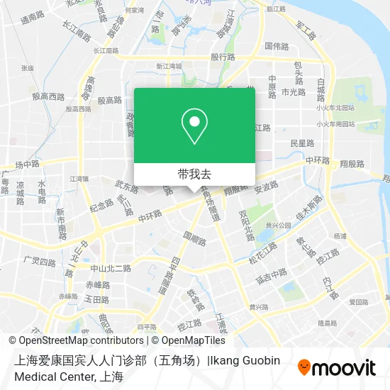 上海爱康国宾人人门诊部（五角场）|Ikang Guobin Medical Center地图