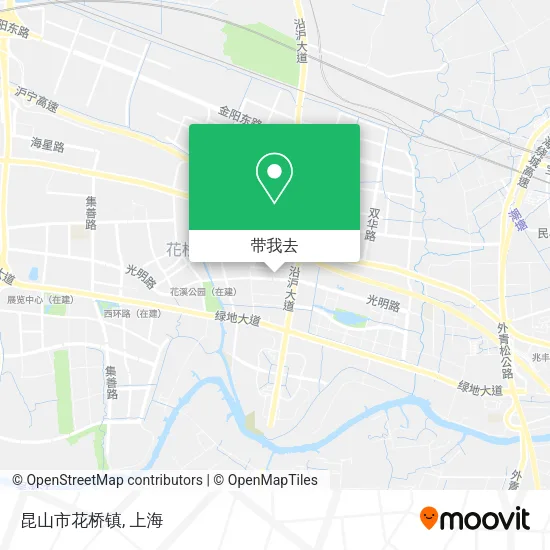 昆山市花桥镇地图