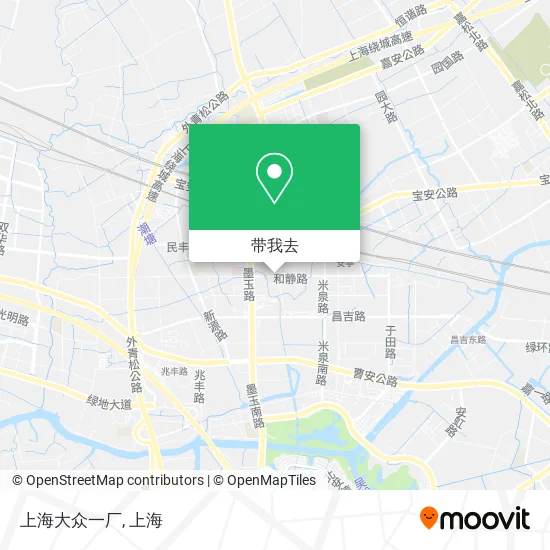 上海大众一厂地图