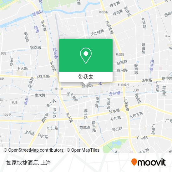 如家快捷酒店地图