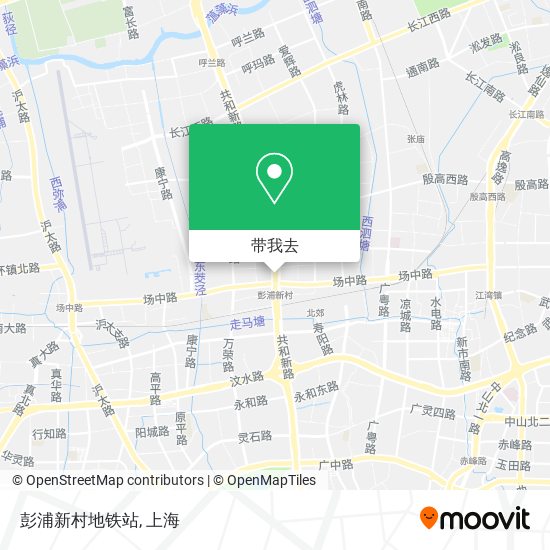 彭浦新村地铁站地图