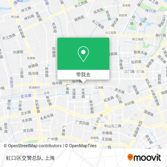 虹口区交警总队地图
