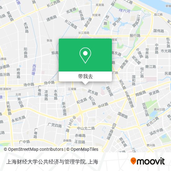 上海财经大学公共经济与管理学院地图
