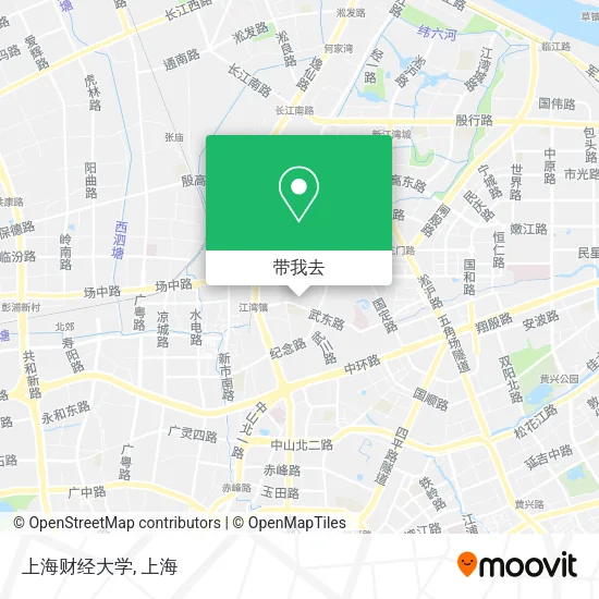 上海财经大学地图