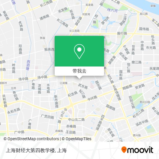 上海财经大第四教学楼地图