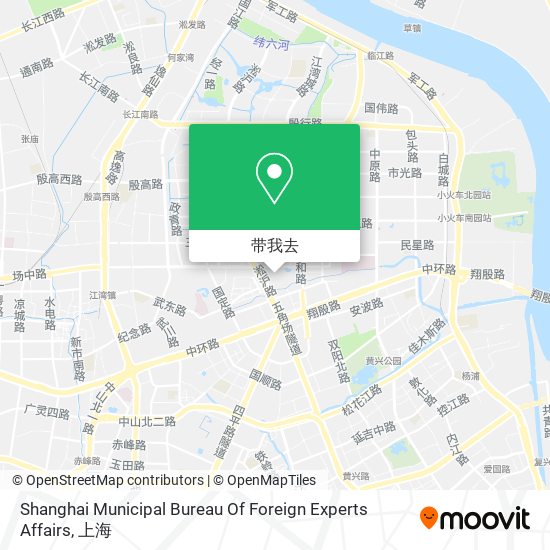 Shanghai Municipal Bureau Of Foreign Experts Affairs地图