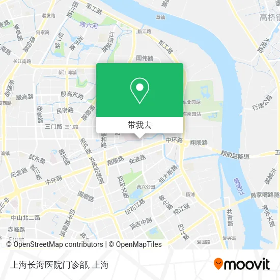 上海长海医院门诊部地图