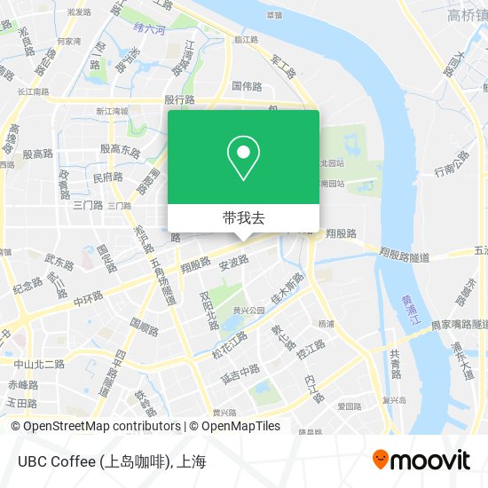 UBC Coffee (上岛咖啡)地图