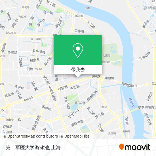 第二军医大学游泳池地图