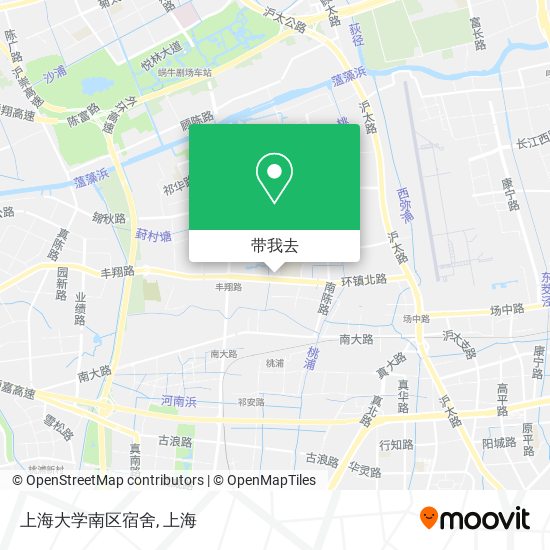 上海大学南区宿舍地图