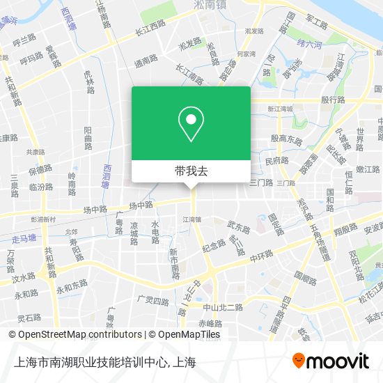 上海市南湖职业技能培训中心地图