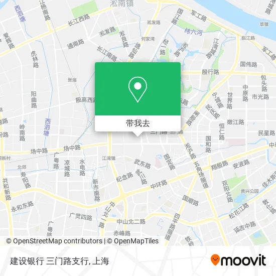 建设银行 三门路支行地图