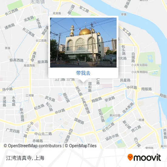 江湾清真寺地图