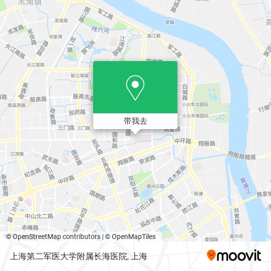 上海第二军医大学附属长海医院地图