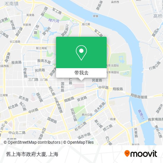 舊上海市政府大廈地图