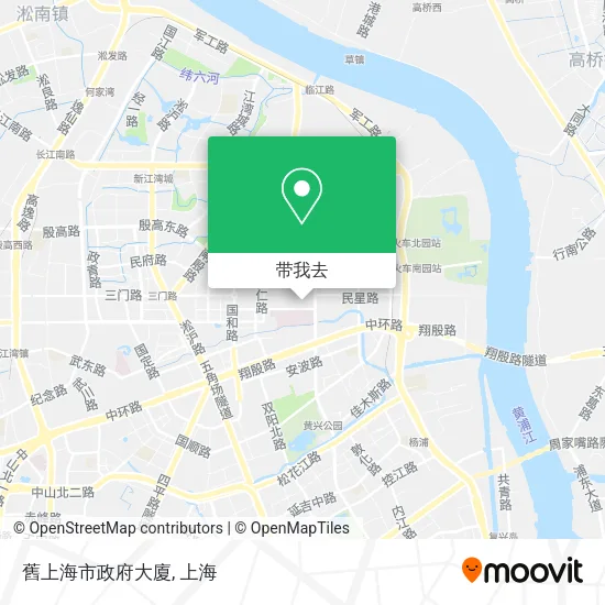 舊上海市政府大廈地图