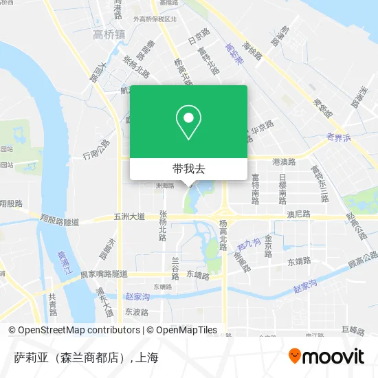 萨莉亚（森兰商都店）地图