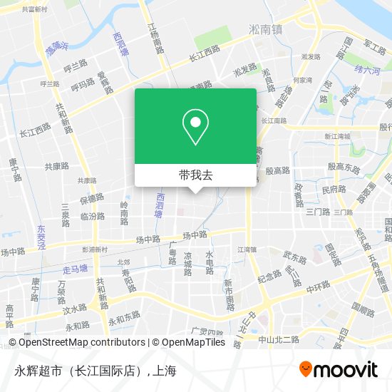 永辉超市（长江国际店）地图