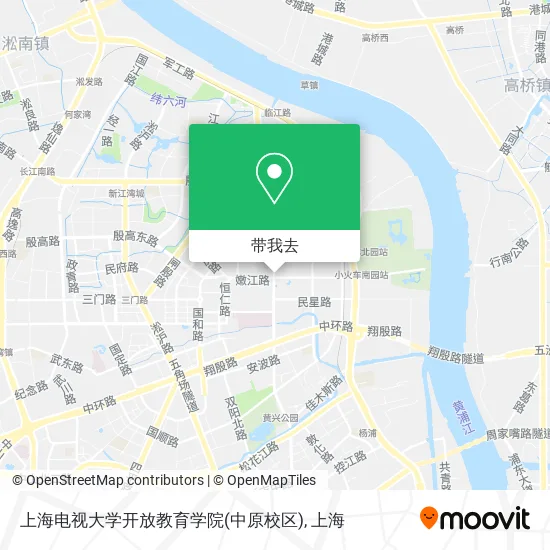 上海电视大学开放教育学院(中原校区)地图