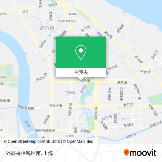 外高桥保税区南地图