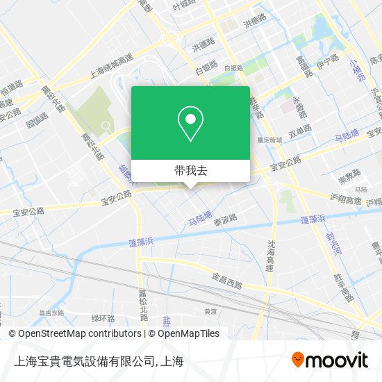 上海宝貴電気設備有限公司地图