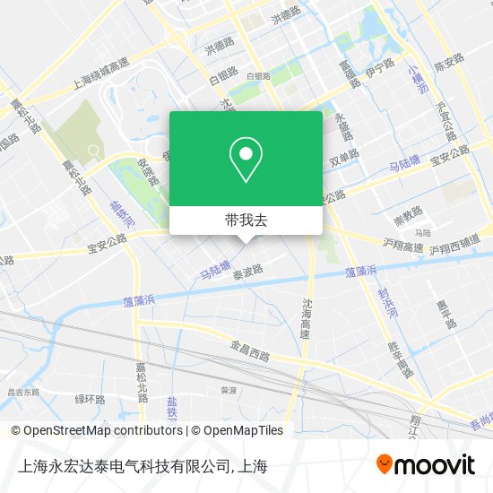 上海永宏达泰电气科技有限公司地图
