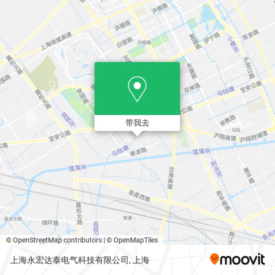 上海永宏达泰电气科技有限公司地图