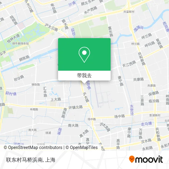 联东村马桥浜南地图