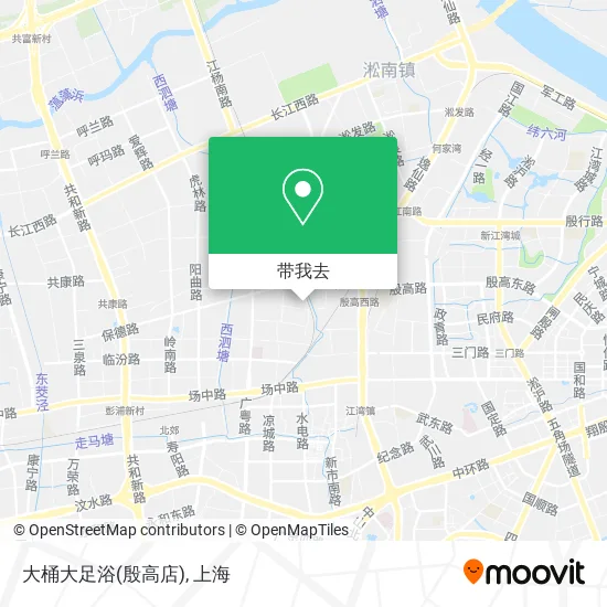 大桶大足浴(殷高店)地图