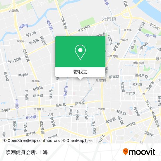 唤潮健身会所地图