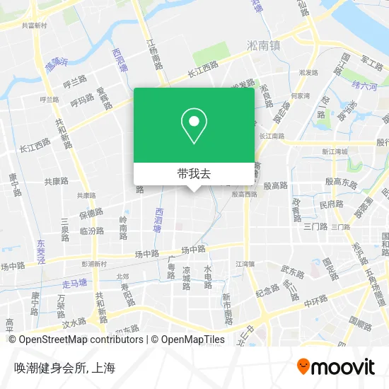 唤潮健身会所地图