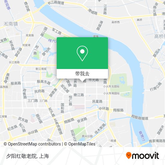 夕阳红敬老院地图