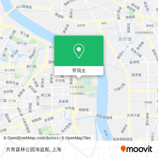 共青森林公园海盗船地图