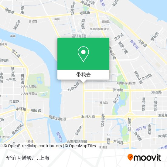 华谊丙烯酸厂地图