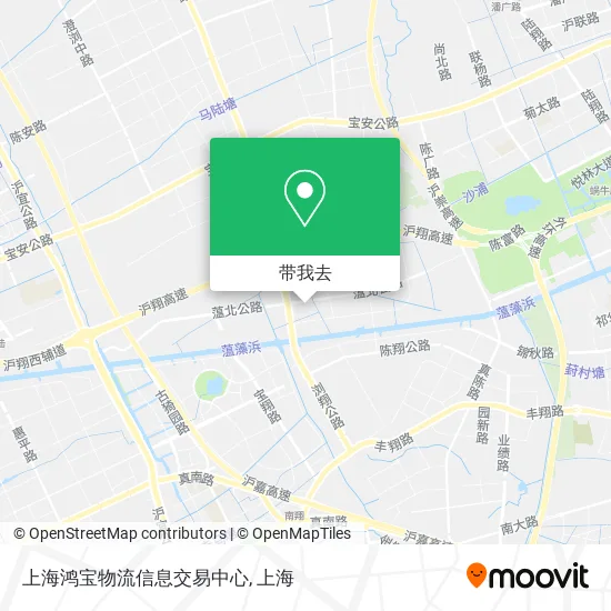 上海鸿宝物流信息交易中心地图